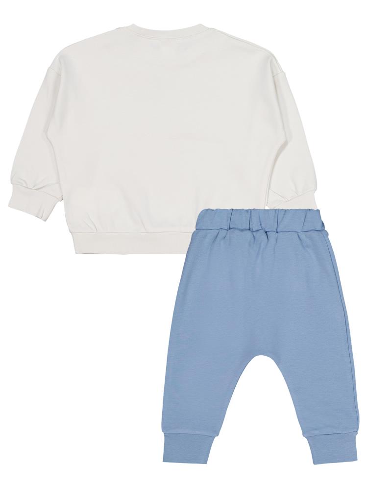 Civil Baby Yelken Baskılı 6-18 Ay Takım - Beyaz