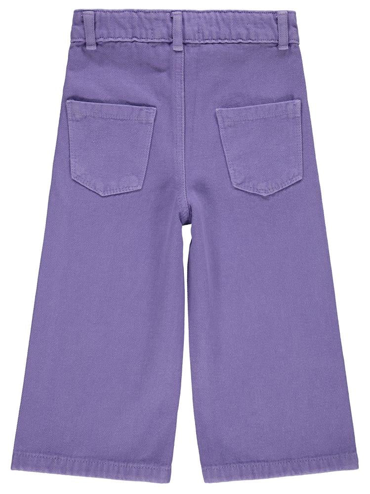 Civil Girls Çiçek Desenli 2-5 Yaş Pantolon - Lila