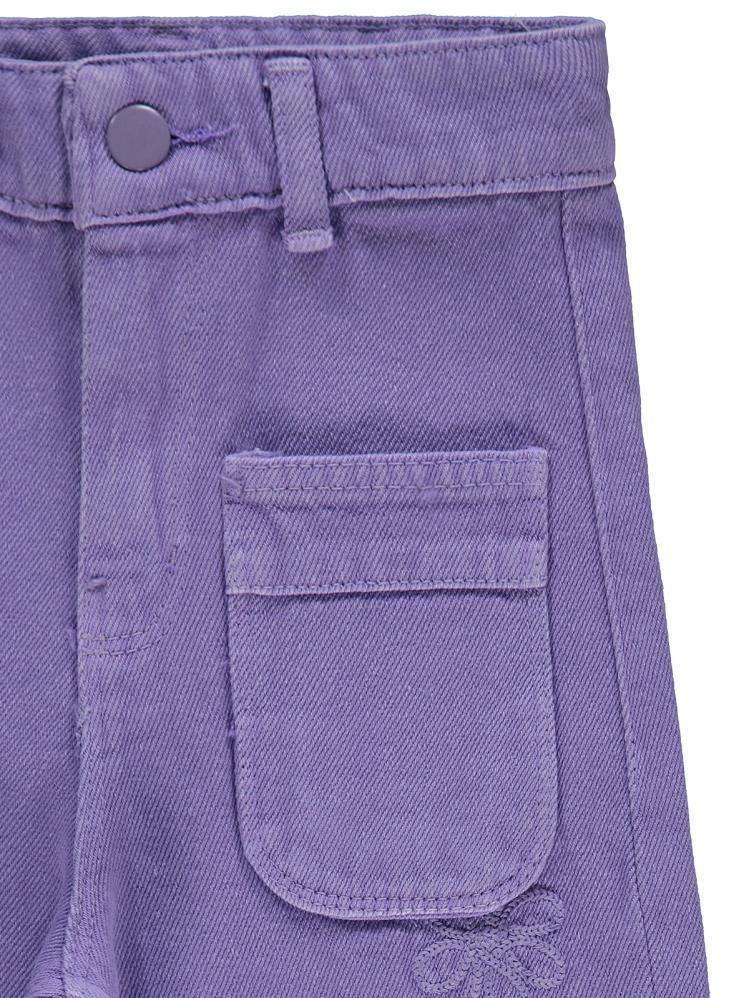 Civil Girls Çiçek Desenli 2-5 Yaş Pantolon - Lila