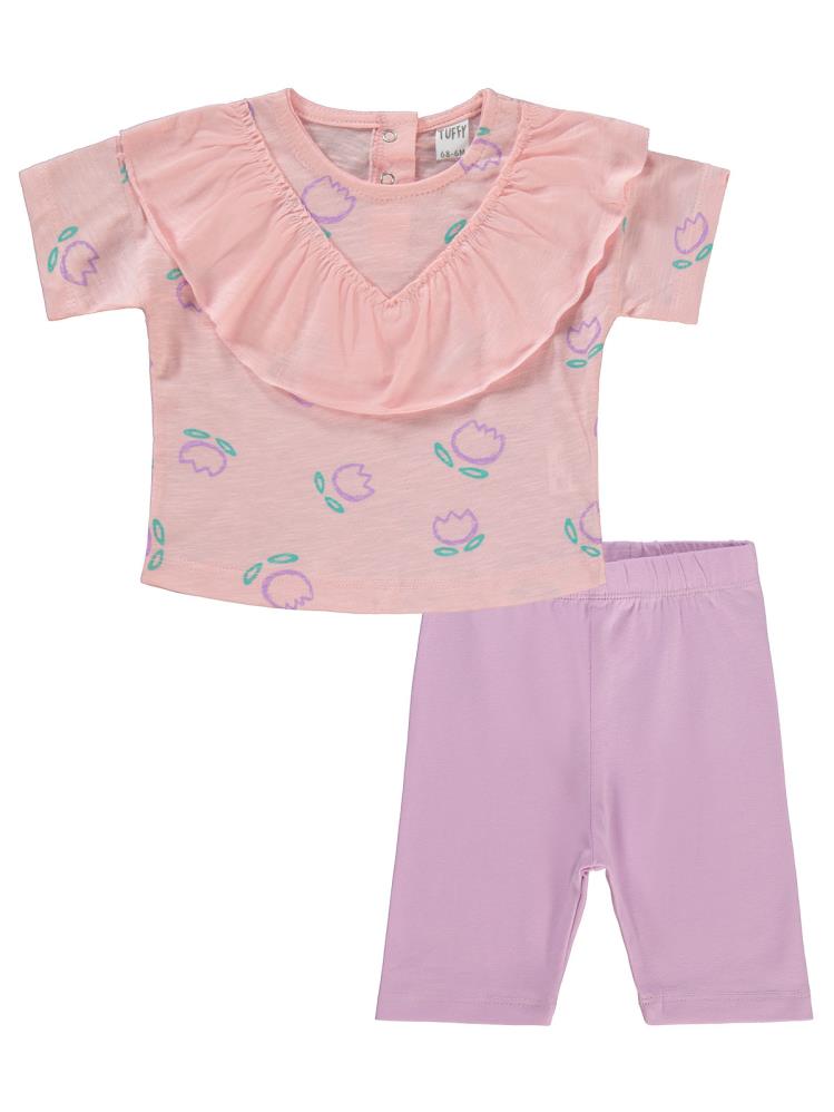 Tuffy Taytlı 6-18 Ay Takım - Pembe