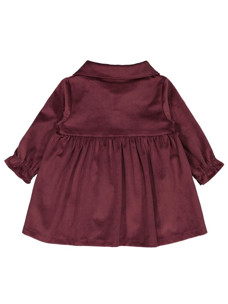 Civil Baby Düğme ve Cepli 6-18 Ay Elbise - Lila