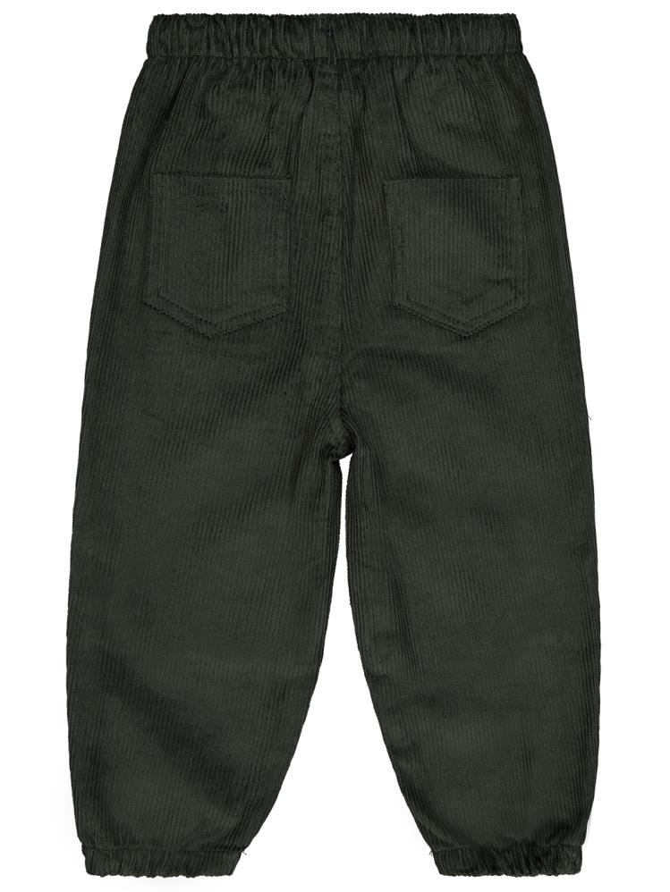 Civil Boys Bağcıklı Joger Kadife 2-5 Yaş Pantolon - Haki