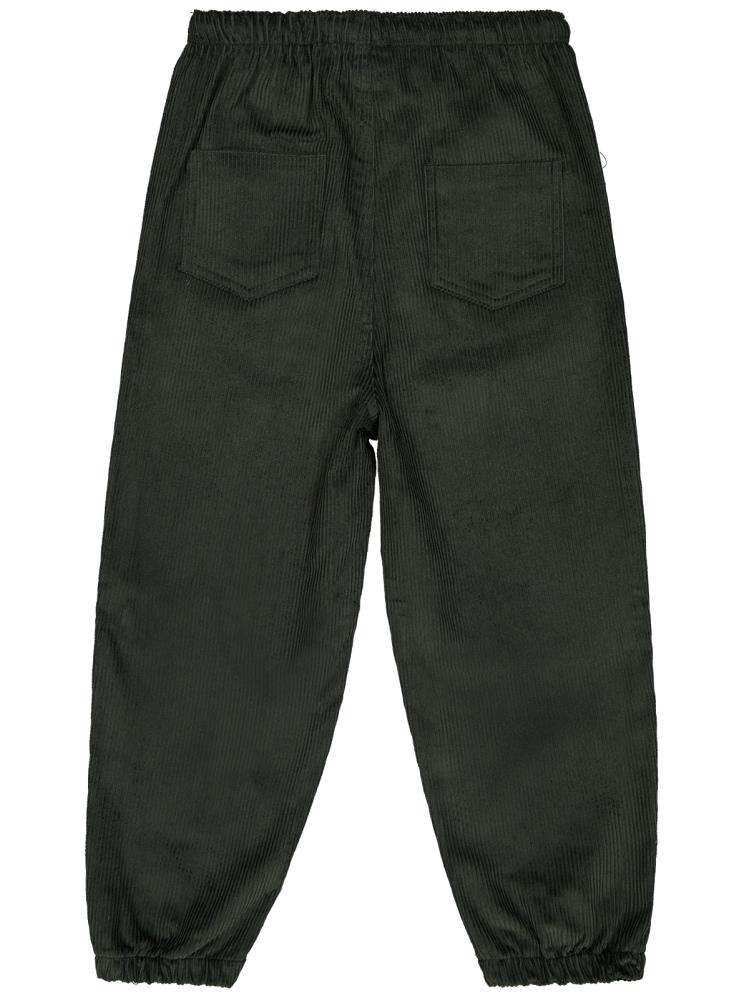 Civil Boys Bağcıklı Joger Kadife 6-9 Yaş Pantolon - Haki