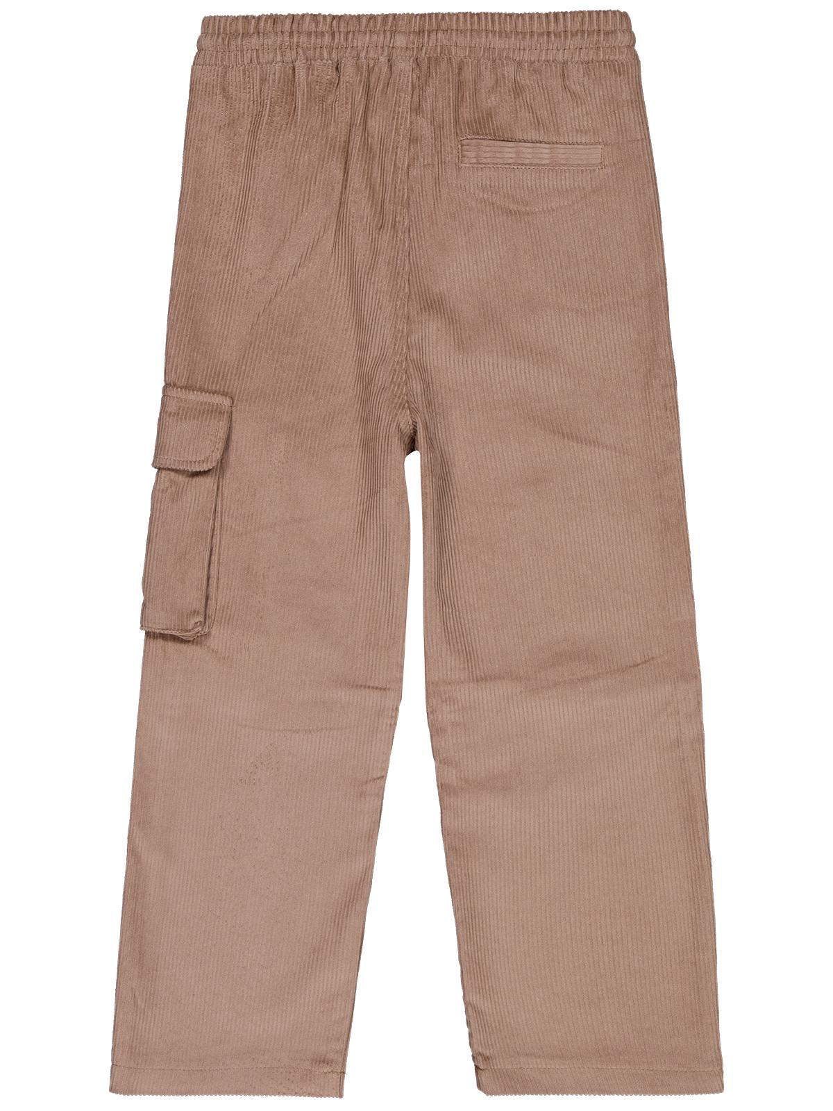 Civil Boys Kargo Cepli Kadife 10-13 Yaş Pantolon - Gri