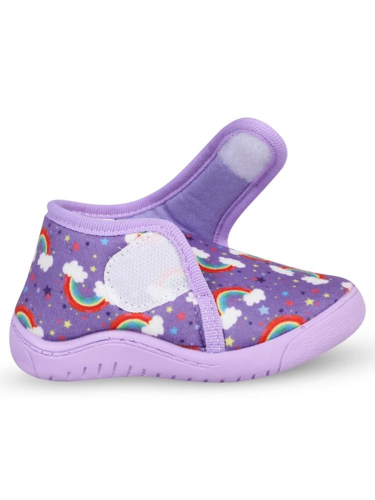 Civil Girls Unicorn Baskılı 27-32 Numara Panduf - Lila