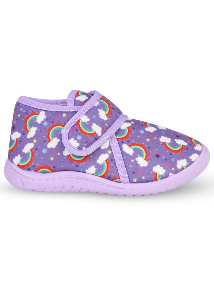 Civil Girls Unicorn Baskılı 27-32 Numara Panduf - Lila