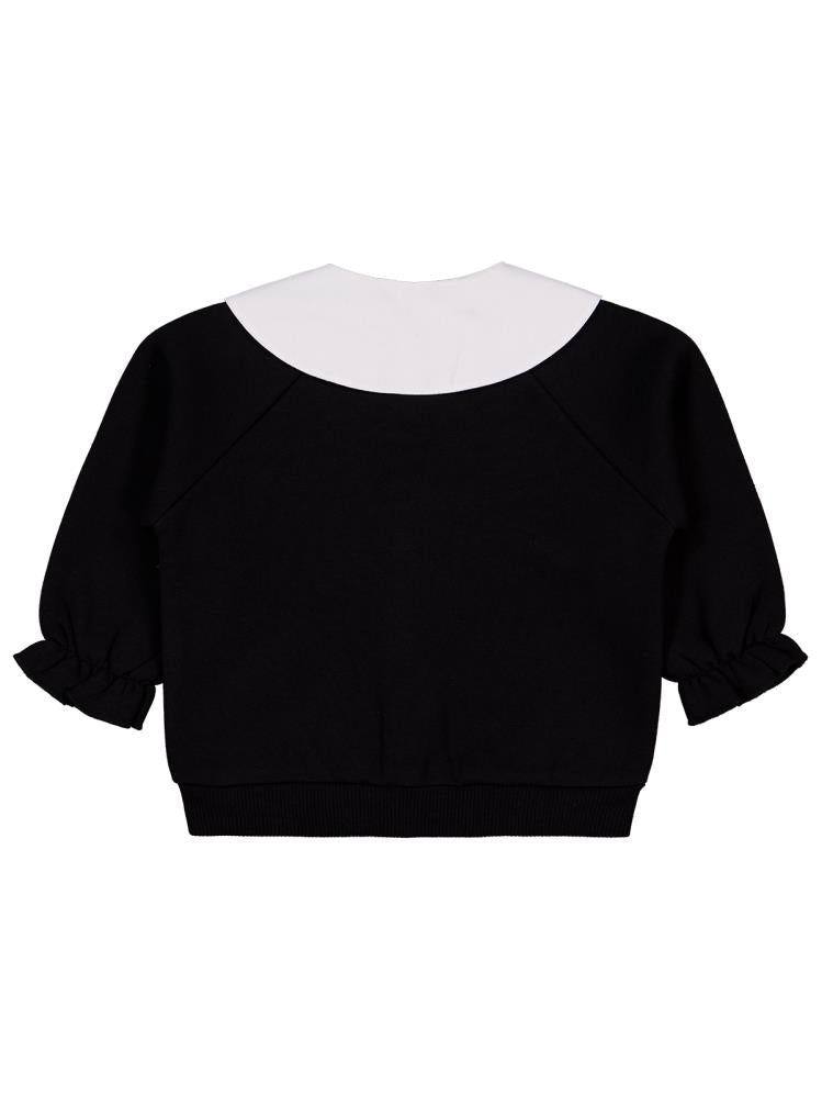 Civil Baby Fiyonklu 6-18 Ay Hırka - Siyah