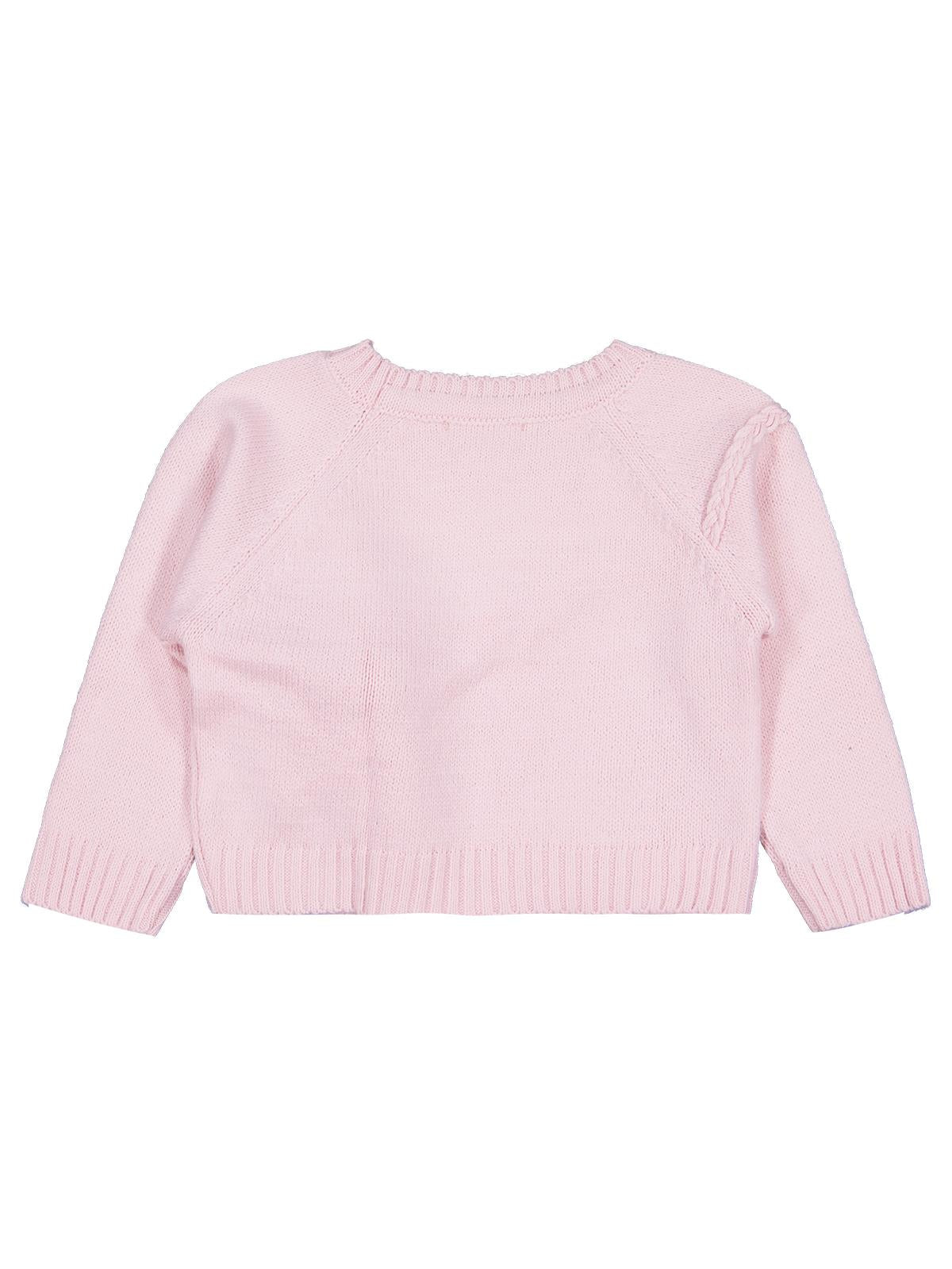 Civil Girls Ayıcık Aksesuarlı 2-5 Yaş Kazak - Pembe