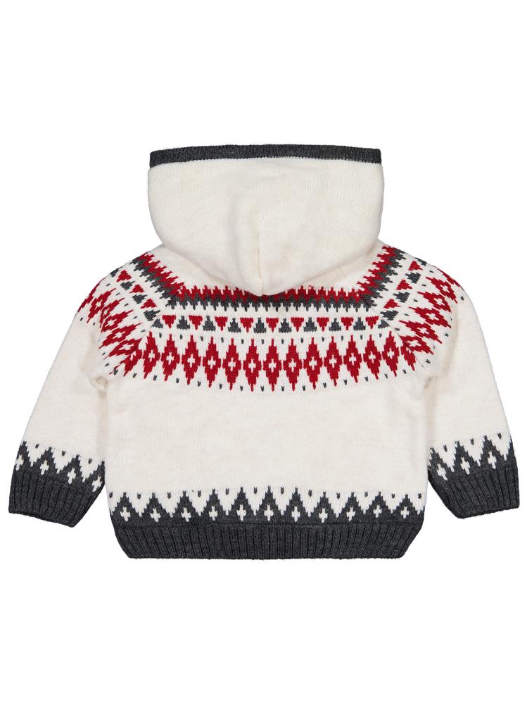 Civil Girls Etnik Desenli 2-5 Yaş Hırka - Bej