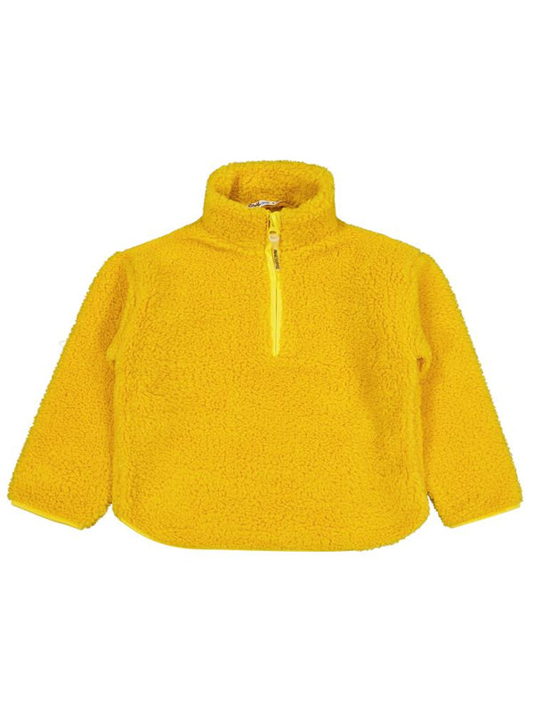 Civil Boys Biyeli Yarım Fermuarlı 6-9 Yaş Sweatshirt - Hardal