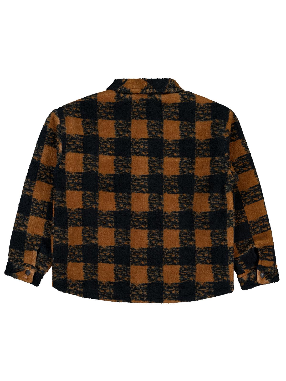 Civil Boys Ekoseli Welsoft 6-9 Yaş Gömlek - Kahve