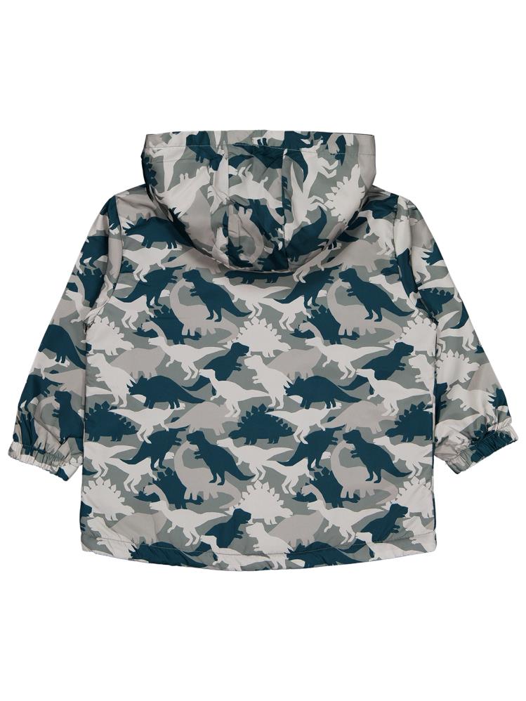 Civil Boys Dinozor Baskılı 2-5 Yaş Yağmurluk - Haki