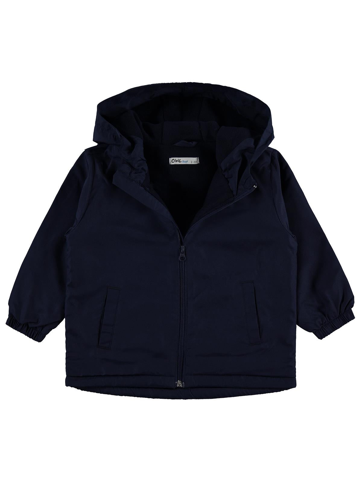 Civil Boys İçi Polarlı Basic 2-5 Yaş Yağmurluk - Lacivert