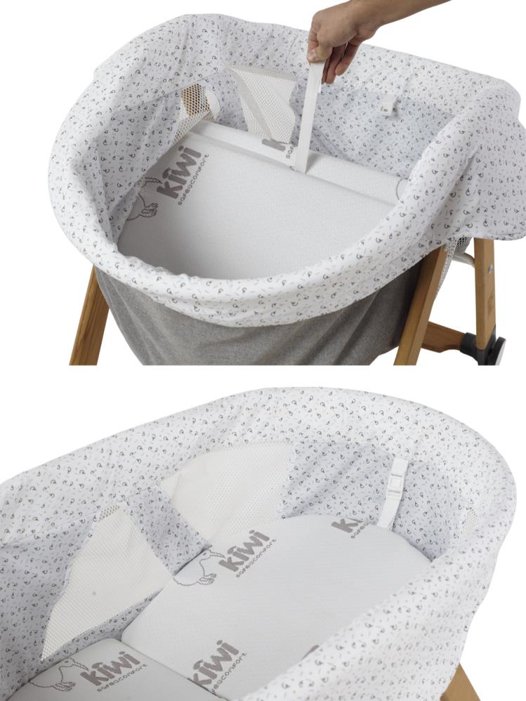 Kiwi Sleeper Portatif Anne Yanı Beşik - Bej