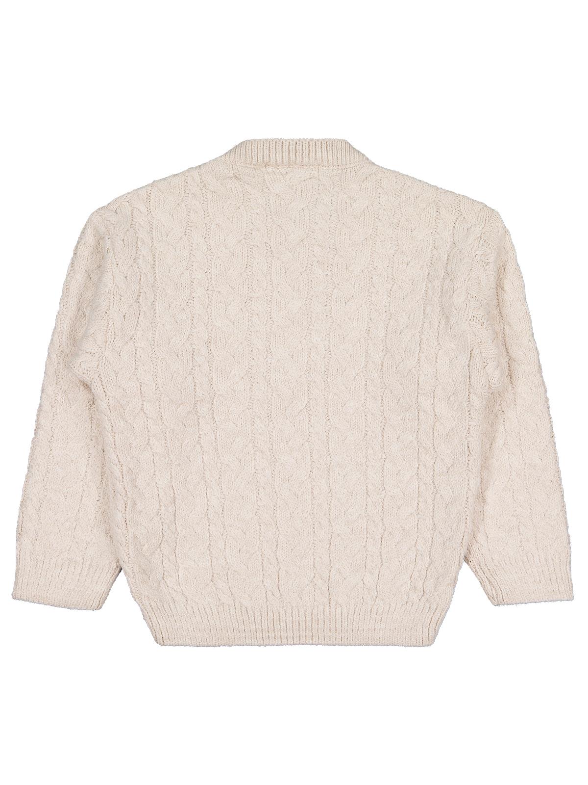 Civil Girls Saç Örgülü 6-9 Yaş Kazak - Bej