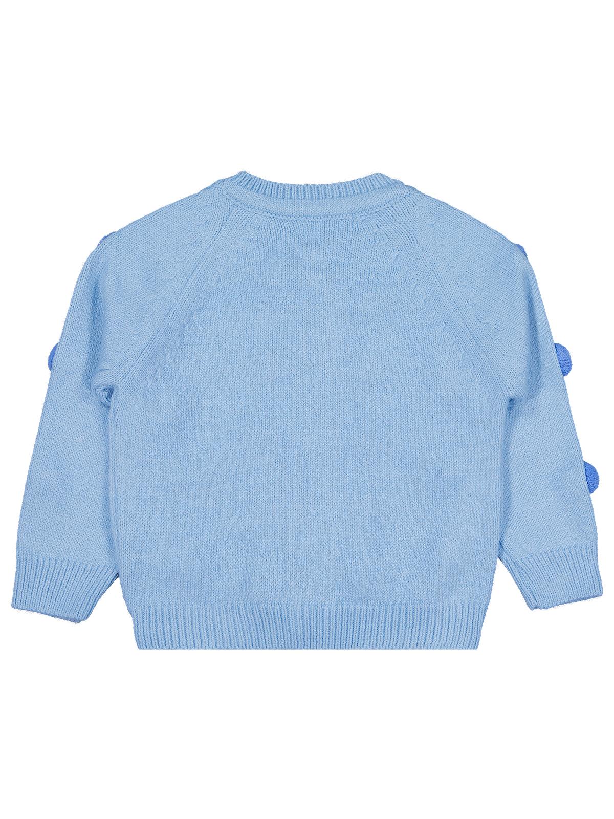 Civil Girls Ponponlu 2-5 Yaş Hırka - Mavi