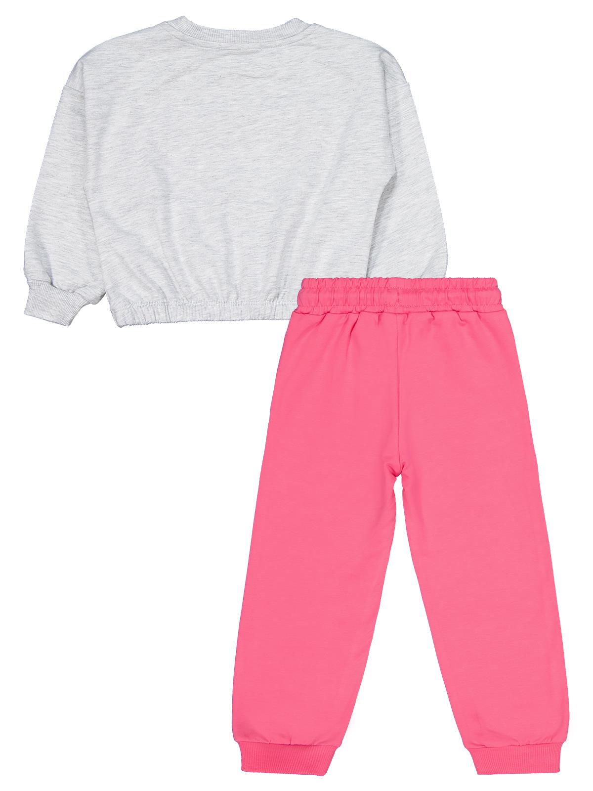 Civil Girls Unicorn Baskılı 2-5 Yaş Eşofman Takımı - Gri