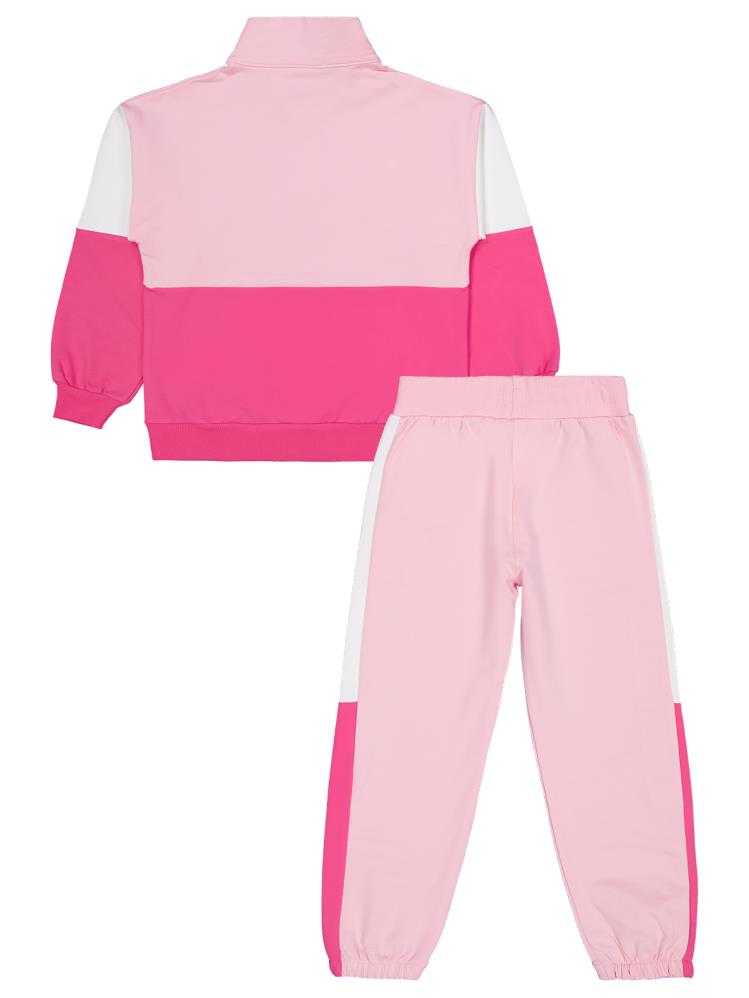 Civil Girls Kalp Nakışlı 6-9 Yaş Eşofman Takımı - Pembe