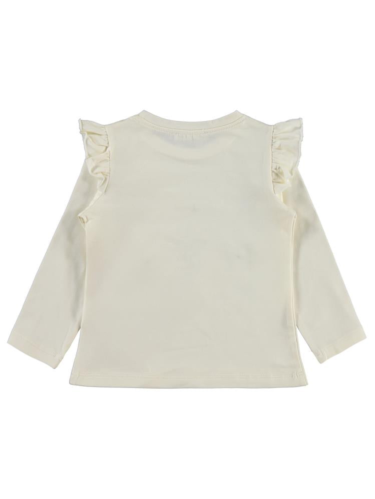 Civil Girls FABULOUS BASKILI 2-5 Yaş Sweatshirt - Ekru