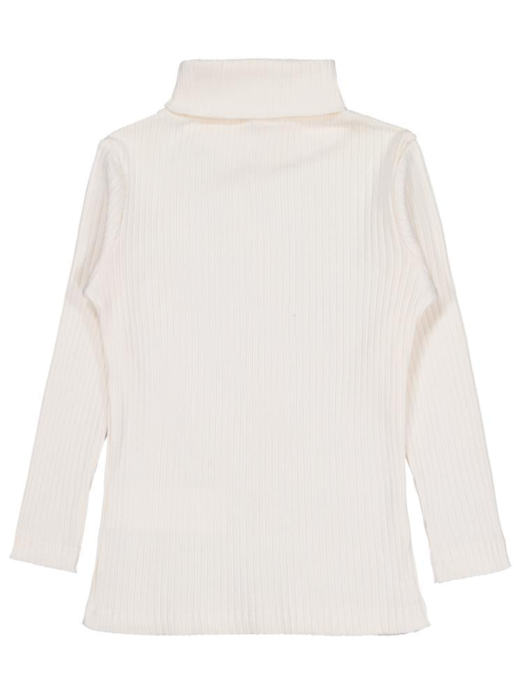 Civil Girls Boğazlı 6-9 Yaş Sweatshirt - Ekru