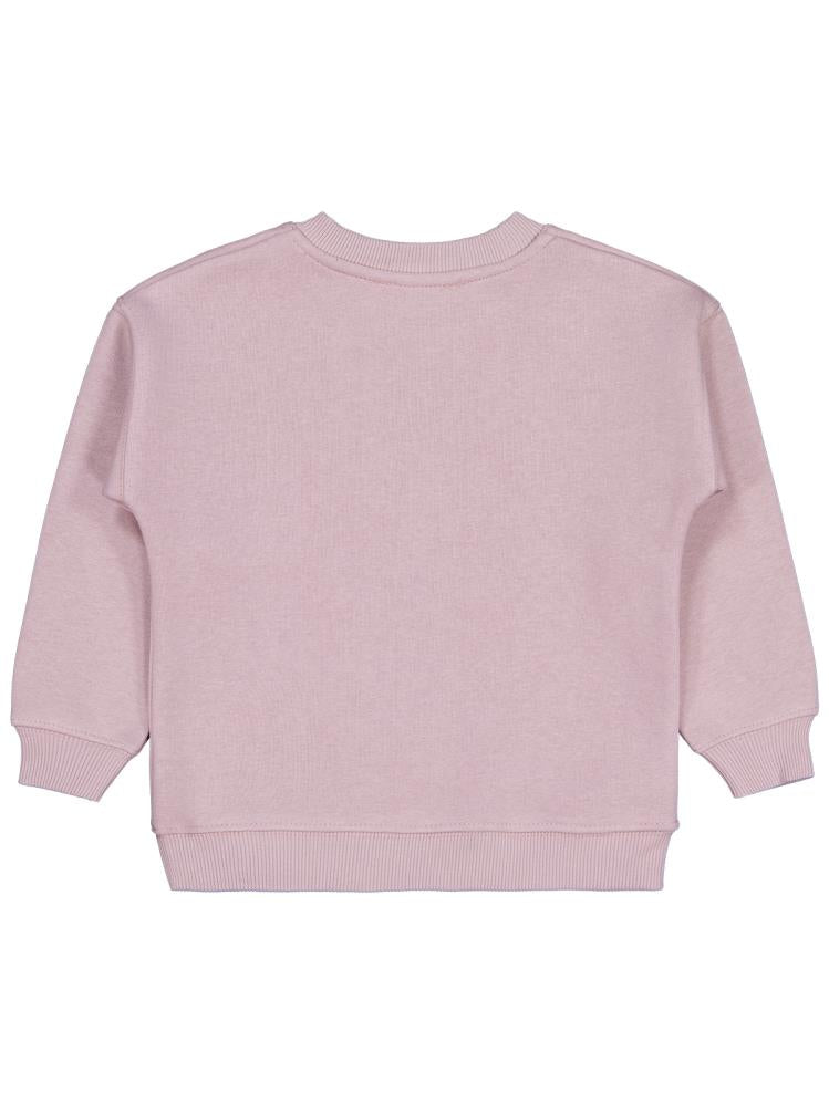 Civil Girls POSSITIVE Baskılı 2-5 Yaş Sweatshirt - Pembe