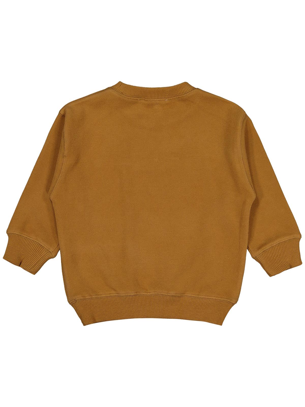 Civil Boys Karyoka Dikişli 2-5 Yaş Sweatshirt - Kahve