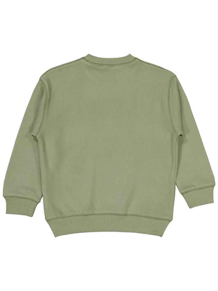 Civil Boys Karyoka Dikişli 6-9 Yaş Sweatshirt - Haki