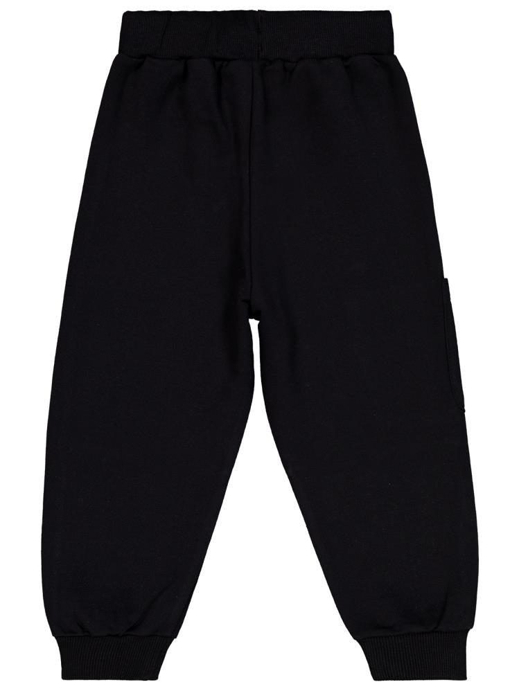 Civil Boys Canavar Baskılı 2-5 Yaş Eşofman Altı - Siyah