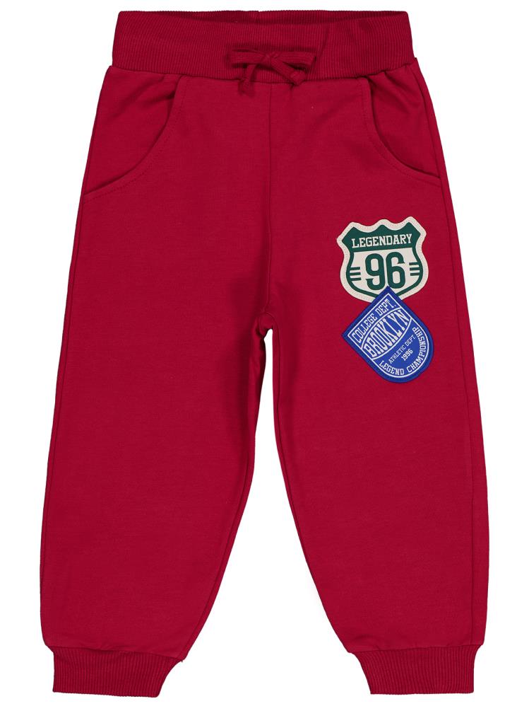 Civil Boys 97 Armalı 2-5 Yaş Eşofman Altı - Bordo