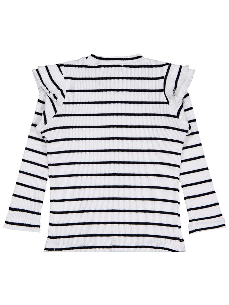 Civil Girls Kolu Fırfırlı 2-5 Yaş Sweatshirt - Ekru