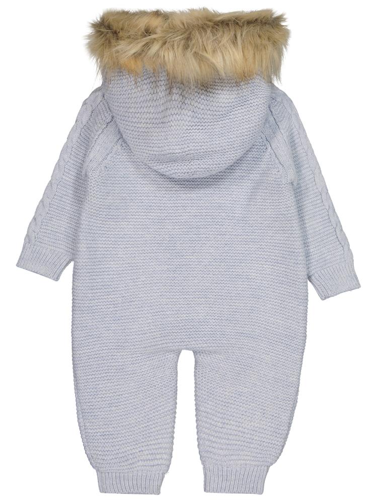 Beybek Kapşonlu 3-12 Ay Tulum - Mavi