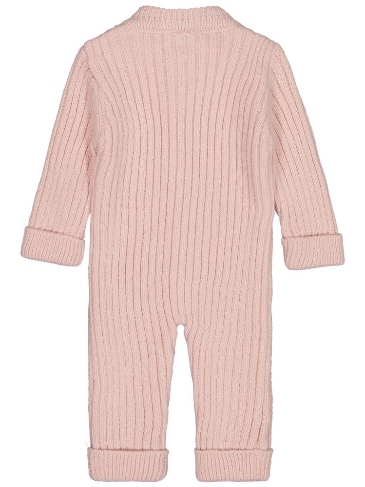 Beybek Düğmeli 3-12 Ay Tulum - Pembe