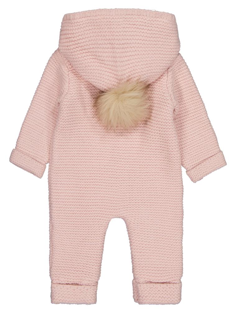 Beybek Kapşonlu 3-12 Ay Tulum - Pembe