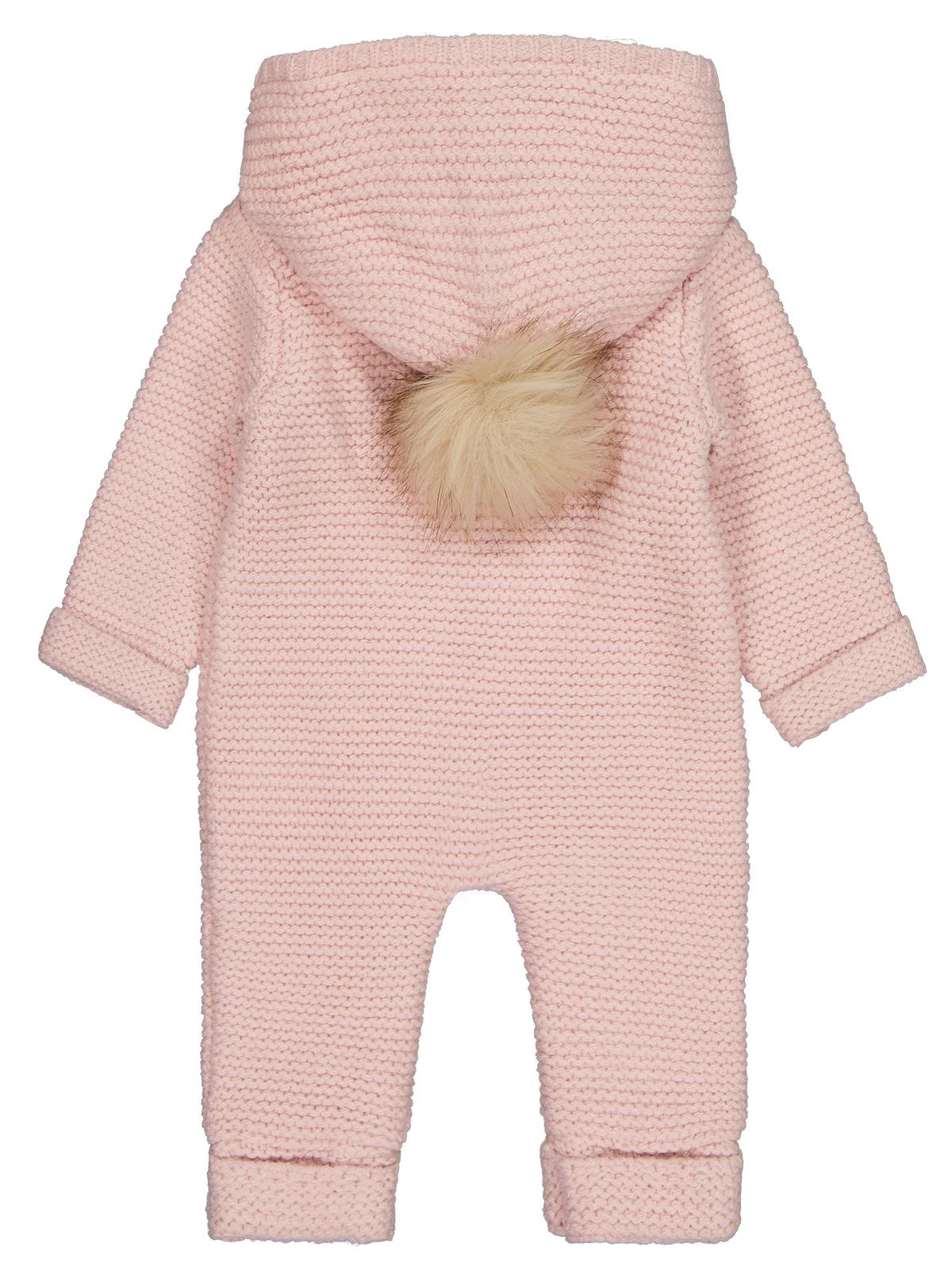 Beybek Kapşonlu 3-12 Ay Tulum - Pembe