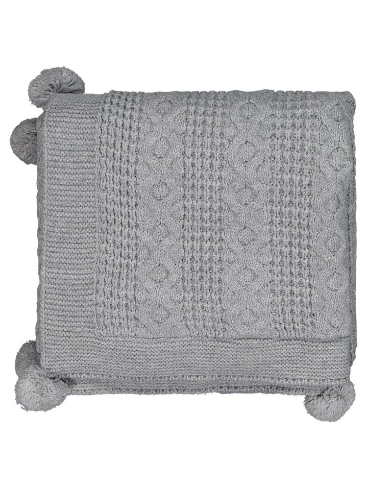 Beybek Triko 85*95 Battaniye - Gri