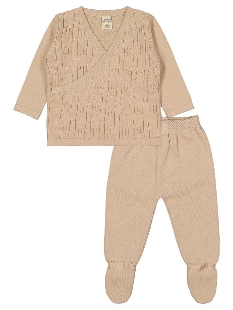 Beybek 5'li 0-3 Ay Zıbın Setleri - Bej