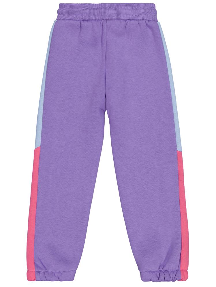 Civil Girls Yanı Parçalı 2-5 Yaş Eşofman Altı - Lila