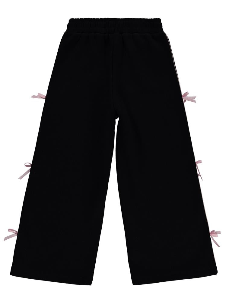 Civil Girls Fiyonklu 6-9 Yaş Eşofman Altı - Siyah