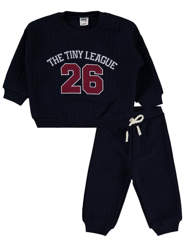 Civil Baby The Tıny League Nakışlı 6-18 Ay Takım - Lacivert