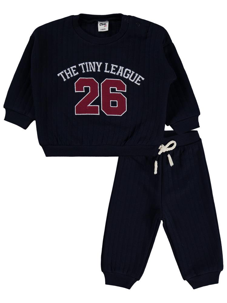 Civil Baby The Tıny League Nakışlı 6-18 Ay Takım - Lacivert