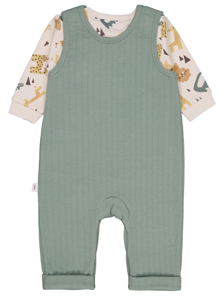 Civil Baby Badili Ayıcık ve Pati Nakışlı 6-18 Ay Slopet - Yeşil