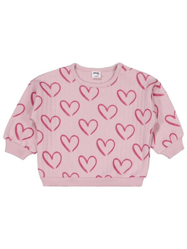 Civil Baby Kalp Empirme 6-18 Ay Takım - Pembe