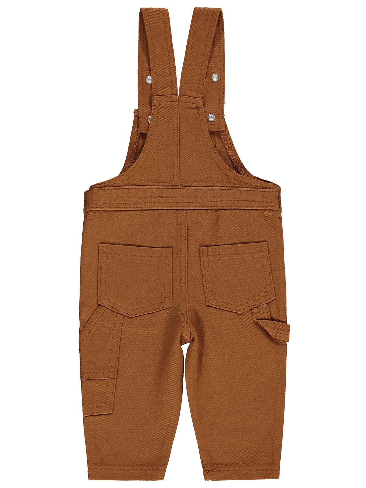 Civil Baby Arlo Overalls 6-18 Ay Slopet - Kahverengi