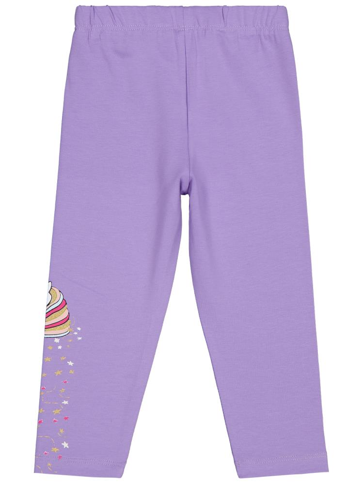 Civil Girls Unicorn Baskılı 2-5 Yaş Tayt - Lila