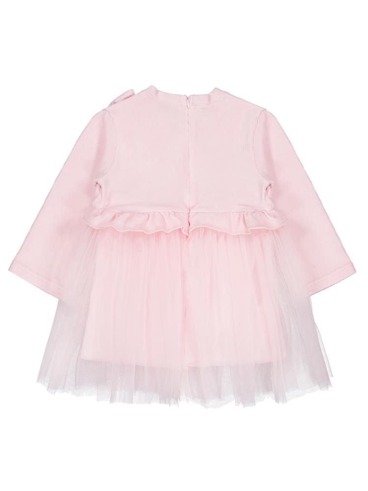 Civil Girls Fiyonklu 2-5 Yaş Elbise - Pudra