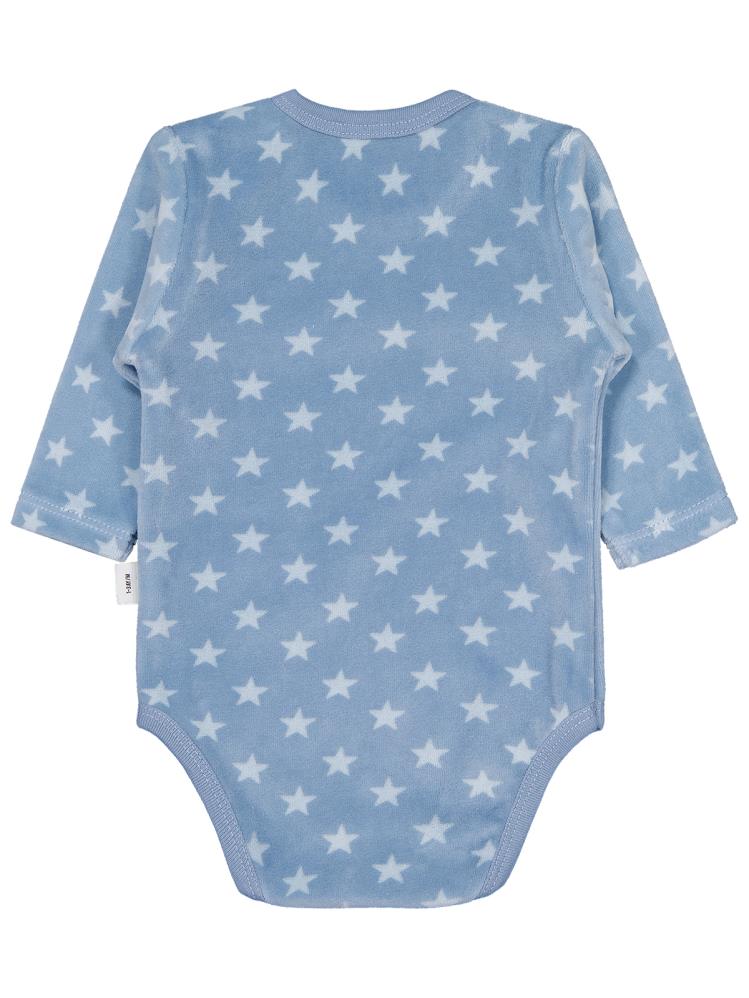 Civil Baby Yıldız Empirme 1-18 Ay Çıtçıtlı Badi - Mavi