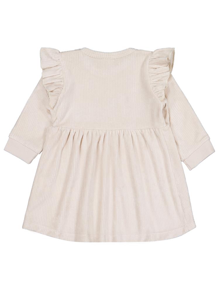 Civil Baby Kedi Nakışlı 6-18 Ay Elbise - Bej