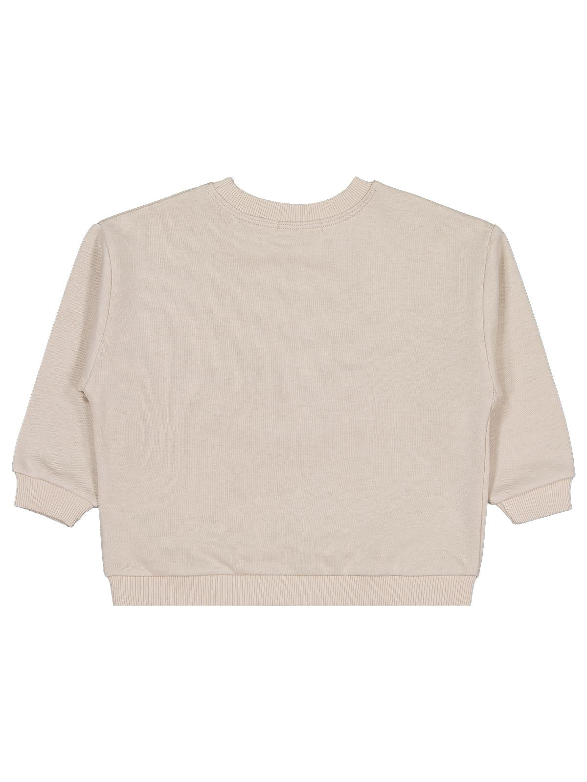 Civil Boys Cep Köpek Nakışlı 2-5 Yaş Sweatshirt - Bej