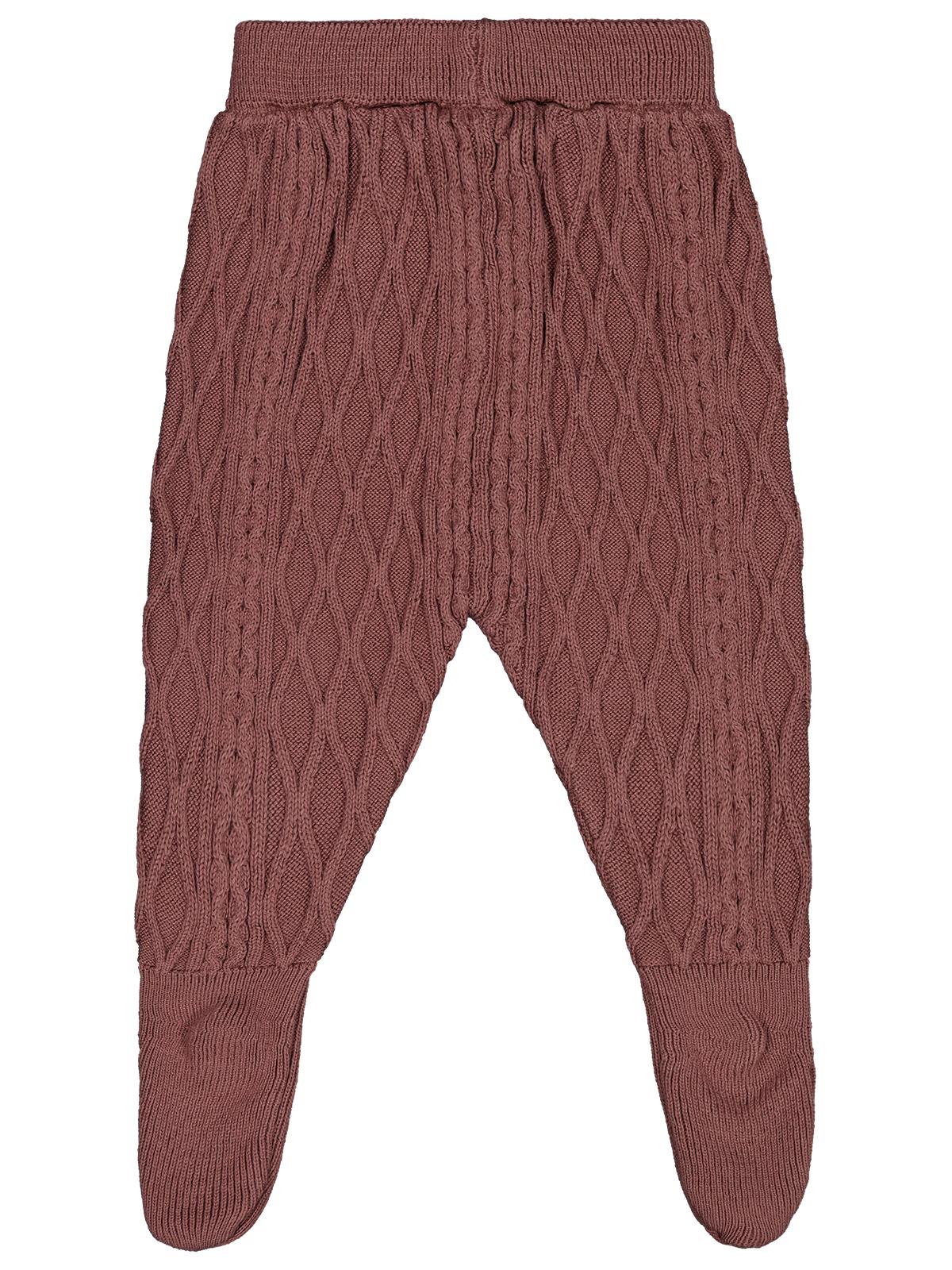 Civil Baby Patikli Örgülü Triko 3-12 Ay Eşofman Altı - Kahverengi