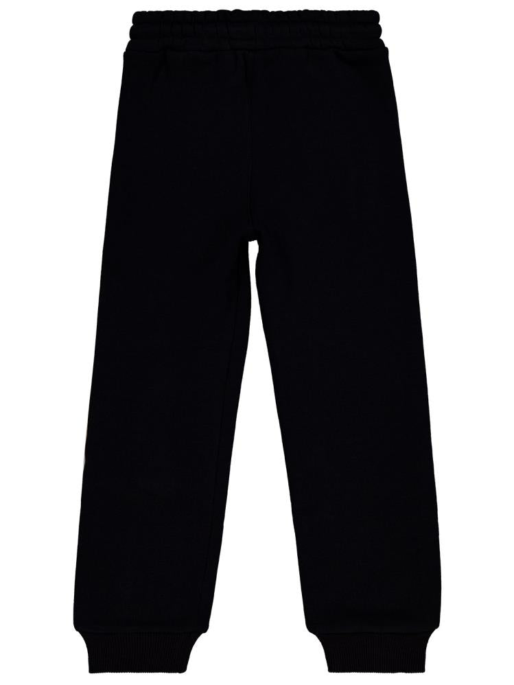 Civil Boys Cep Altı Yazı Baskılı 6-9 Yaş Eşofman Altı - Siyah